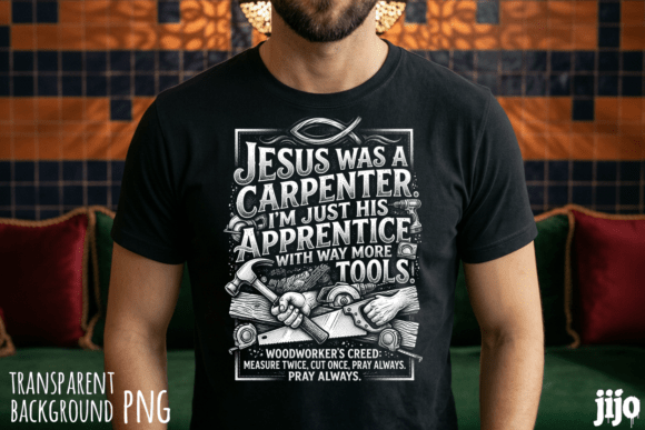 Christian Jesus Carpenter Woodworker PNG