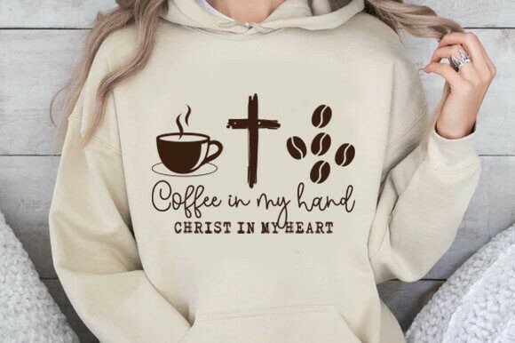 Coffee and Jesus Christ SVG