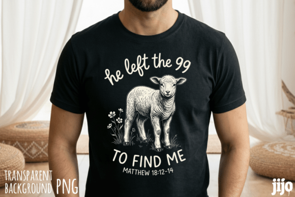 Lamb Christian Matthew Sheep PNG for T-Shirt Designs