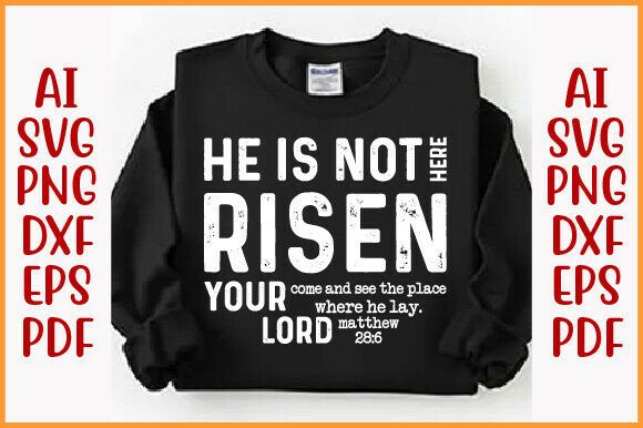 Preppy Jesus PNG, Easter He is Not Here — T-Shirt Designs