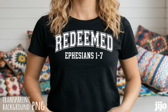 Redeemed Ephesians Christian Bible PNG T-Shirt Designs