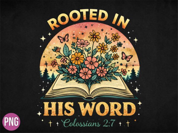 Rooted in His Word T-Shirt Designs
